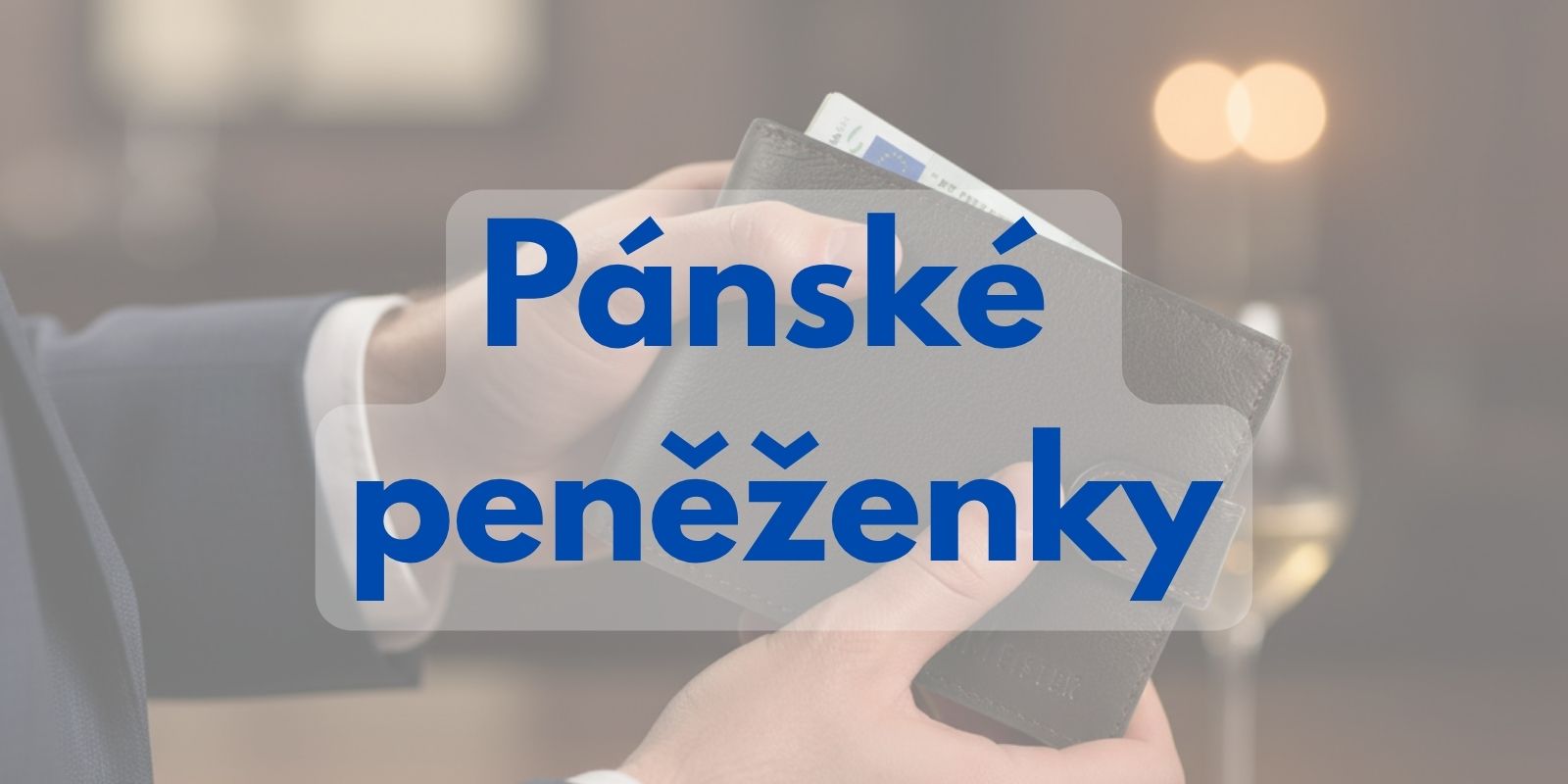 Pánské peněženky